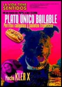 PLATO ÚNICO BAILABLE - Domingo 3o de junio a las 13 h.